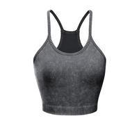 Sujetador Deportivo De Yoga con Espalda Cruzada para Mujer - Inalámbrico Transpirable Tirantes Sin Costuras Almohadilla Desmontable Gimnasio Ropa para Gimnasio Entrenamiento