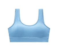 Sujetador Deportivo Mujer Algodon Sujetadores Deportivos Mujer Push up Large Size Gathered Non Ring Women's Underwear Thin of Threaded Sports Yoga Anti Bra Comfortable Bottoming Beauty Tank Tops