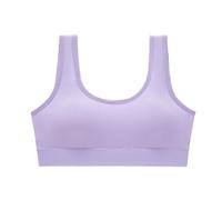 Sujetador Deportivo Mujer Algodon Sujetadores Deportivos Mujer Push up Large Size Gathered Non Ring Women's Underwear Thin of Threaded Sports Yoga Anti Bra Comfortable Bottoming Beauty Tank Tops