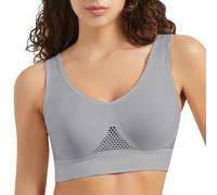 Sujetador Deportivo Mujer Alto Impacto con Relleno Comodos Push Up Sujetadores Sport Bra Top sin Costuras Sostén sin Aros Chica Dama Chaleco Yoga Fitness Fiesta Tallas Grandes Casual