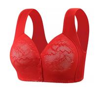 Sujetador Deportivo Mujer Alto Impacto sin Aros con Almohadillas Extraíbles Bra Deportivo Push Up para Yoga Running Fitness y Entrenamiento Tallas S-XXL Sujetador Cierre Delantero