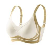 Sujetador Deportivo Mujer Alto Impacto Sujetador Sin Aros Push Up Suaves Comodos Bandolera Ajustable Sostenes de Mujer con Almohadillas Sports Bra para Yoga Running Fitness M-XXL