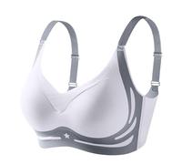 Sujetador Deportivo Mujer Alto Impacto Sujetador Sin Aros Push Up Suaves Comodos Bandolera Ajustable Sostenes de Mujer con Almohadillas Sports Bra para Yoga Running Fitness M-XXL