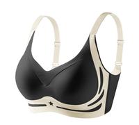 Sujetador Deportivo Mujer Alto Impacto Sujetador Sin Aros Push Up Suaves Comodos Bandolera Ajustable Sostenes de Mujer con Almohadillas Sports Bra para Yoga Running Fitness M-XXL