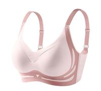 Sujetador Deportivo Mujer Alto Impacto Sujetador Sin Aros Push Up Suaves Comodos Bandolera Ajustable Sostenes de Mujer con Almohadillas Sports Bra para Yoga Running Fitness M-XXL