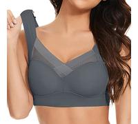 Sujetador Deportivo Mujer tallas grandes Sujetador sin Aros con relleno Interior Ropa Sujetadores reductores con Cierre Delantero Push Up Básicos Bandolera Mujer Suaves Elástico Ligero y cómodo 2026