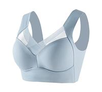 Sujetador Deportivo Mujer tallas grandes Sujetador sin Aros con relleno Interior Ropa Sujetadores reductores con Cierre Delantero Push Up Básicos Bandolera Mujer Suaves Elástico Ligero y cómodo