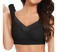 Sujetador Deportivo Mujer tallas grandes Sujetador sin Aros con relleno Interior Ropa Sujetadores reductores con Cierre Delantero Push Up Básicos Bandolera Mujer Suaves Elástico Ligero y cómodo 2026