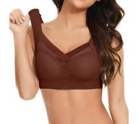 Sujetador Deportivo Mujer tallas grandes Sujetador sin Aros con relleno Interior Ropa Sujetadores reductores con Cierre Delantero Push Up Básicos Bandolera Mujer Suaves Elástico Ligero y cómodo 2026