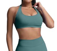 Sujetador deportivo para mujer con efecto push-up, sujetador sin costuras con efecto push-up, sujetador acolchado para yoga y fitness, sin costuras..., GN1, L
