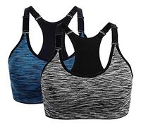 Sujetador deportivo para mujer High Yoga Running sin costuras Gym Tank Top Fitness Vest 2 Pack Embarazada Ropa Mujer