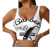 Sujetador Deportivo sin Mangas para Mujer I Am Barber, Chaleco de Yoga, Chaleco de Moda para Entrenamiento y Running.
