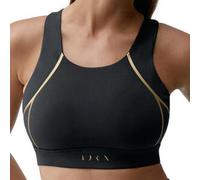 Sujetador deportivo sujeción alta Mujer Born living yoga negro con dorado XS