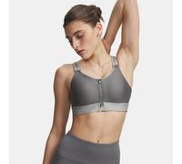 Sujetador deportivo Under Armour Infinity 2.0 High Zip para mujer Clay Verde / Titanium / Clay Verde S A-C