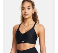 Under Armour Sujetador deportivo Infinity Low 2.0 para mujer Talla S A-C Negro/Blanco