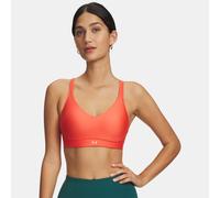 Sujetador deportivo Under Armour Infinity 2.0 Low para mujer Venom Rojo / Posh Rosa M D-DD