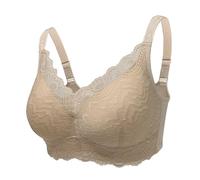 Sujetador diario para mujer para prótesis mamaria de silicona de mastectomía, Albaricoque, 95C