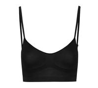 Sujetador erótico de cuero y látex para mujer marca BYE BRA BYE BRA SUJETADOR SIN COSTURAS MEDIUM CONTROL NEGRO XXL