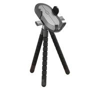 Sujetador flexible móvil - Base universal giratoria 360° | Cuna smartphone motocicleta para manillar | Ámbitos interior hogar, bicicleta, cochecito, silla ruedas, carrito golf, kayak, cinta caminar, e