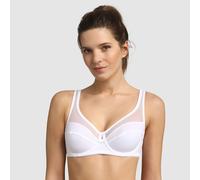 Sujetador Generous de algodón orgánico Mujer Talla 95E. Color Blanco