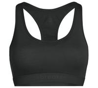 Sujetador Icebreaker W Mer 125 ZoneKnit Racerback Bra Talla del sujetador: M / Color: negro
