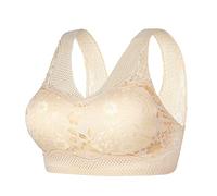 Sujetador Invisible de Seda de Hielo para Mujer Espalda Bonita Sin Aros Top Palabra de Honor de Encaje Chaleco Deportivo Transpirable Ajustable Verano Diario