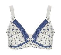 Sujetador Lactancia Algod¨®n Encaje Floral | Sujetador Maternidad Frontal Abierto c¨®Modo Ajustable para Embarazada y lactante | Ropa Interior Funcional Mujer