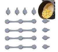 Sujetador Magnético De Silicona Para Freidoras De Aire,Portapapeles Magnético Para Freidoras De Aire | 4 Piezas Accesorios De Cocina Resistentes Al Calor Y Apto Para Alimentos Para Reposteros,