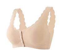 Sujetador marca Women Plus Szie Daily Every Day Up ropa interior transpirable Bra Bralettes Set WC WC, beige, L