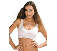 Sujetador Moldeador Extracómodo con Efecto Push-Up Natural (Blanco, L/XL)