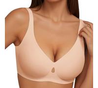 Sujetador Mujer sin Aros sin Costuras Push up Cobertura Total, Tipo Bralette Soporte, Uso Diario