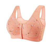 Sujetador Mujer sin Aros Tallas Grandes Sujetador de Algodon Que Se Abrochan por Delante Sujetador sin Espalda Push Up Ropa Mujer Sexy Lencería Comodos y Respirable Sujetador sin Costuras Top