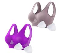Sujetador Nina 16 Ofertas Paquete De 2 Sujetadores Deportivos Sin para Mujer, Sujetador De Realce Inalámbrico Transpirable con Almohadillas, Bralettes para Yoga, Correr Sujetador+Invisible Ofertas