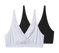Sujetador para lactancia pack 2 - Blanco . Talla Negro#Tallas:M (42/44)