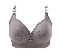 Sujetador para mujer, cómodo sin aros, sujetadores de pechos grandes, copas completas, bralette fuerte sujeción frontal, tirantes ajustables, tops cómodos, ropa interior push up, sujetador sin