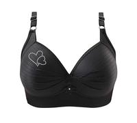 Sujetador para mujer, cómodo sin aros, sujetadores de pechos grandes, copas completas, bralette fuerte sujeción frontal, tirantes ajustables, tops cómodos, ropa interior push up, sujetador sin