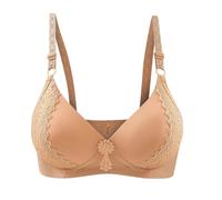 Sujetador para mujer Seamless Wireless Push Up Bras Cómodo Transpirable Sports Bra Cómodo Transpirable Sports Bra Sujetador de Total tirantes ajustables Básico Bandolera Ajustable para Yoga Oficina