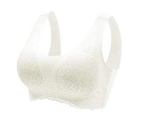 Sujetador para mujer, sin armadura, gran tamaño, sin costura, ropa interior, sujetadores, sexy, casual, transpirable, extensible, bralette para deporte, fitness, yoga, diario, lencería