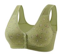 Sujetador para mujer sin aros, acolchado push up, buen agarre, camiseta deportiva, cómoda, cómoda, acolchada, minimizador, con banda ancha bajo el pecho, parte superior fuerte para aliviar la carga