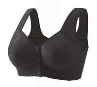 Sujetador para mujer sin aros, pechos grandes, sujeción fuerte, sujetador sin tirantes, cierre frontal, sujetadores para mujer, copas completas, acolchados, sin aros, bralettes para mujer, talla