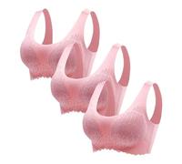 Sujetador para mujer sin aros sin costuras, sujetador deportivo push up sin costuras, sujetador sin costuras para mujer, pechos grandes, sujetador fuerte, sujetadores acolchados sin aros sin tirantes