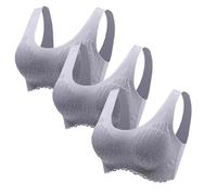 Sujetador para mujer sin aros sin costuras, sujetador deportivo push up sin costuras, sujetador sin costuras para mujer, pechos grandes, sujetador fuerte, sujetadores acolchados sin aros sin tirantes