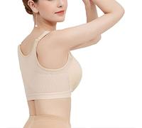 Sujetador para Mujer Soporte para El Pecho Fajas Faja para El Cuerpo para Jorobado, Soporte para La Espalda,Beige-4XL