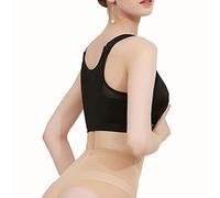 Sujetador para Mujer Soporte para El Pecho Fajas Faja para El Cuerpo para Jorobado, Soporte para La Espalda,Beige-4XL