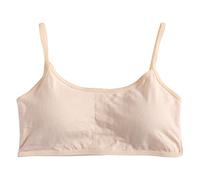Sujetador para niña, camiseta corta para adolescentes, ropa interior, chaleco para pubertad, brasier de entrenamiento deportivo, color sólido, ropa de calle, camiseta de tubo para niña, regalo de