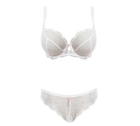 Freya Women's Fancies Underwire Plunge Bra Sujetador, Blanco, 85G para Mujer