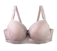 Sujetador push up con aros, tallas grandes, sujetadores para mujer, cómodos, clásicos, tirantes ajustables, sujeción fuerte, bralette de copa completa, ropa interior, comodidad, deporte, acolchado