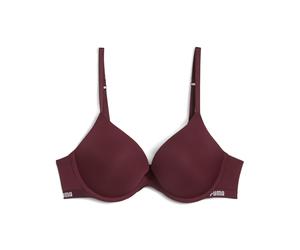 Sujetador push-up PUMA para mujer, Ropa, Rojo, 32C 32C