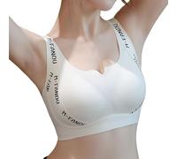 Sujetador Push Up Total Sin con Soporte Fruncido Transpirable y Cómodo para Uso Diario (Beige, XXXXXXL) #743