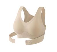 Sujetador Sin Aro Corrector Postura Espalda Para Mujer, Sujetadores De Cierre Frontal Con Soporte de Espalda Ajustable Push Up Bra,Sujetadores Deportivos Mujer Seamless Shaperher Completo Sujetador